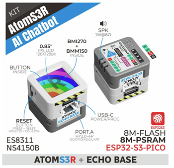 M5Stack AtomS3R-AI & AtomS3R-CAM Chatbots